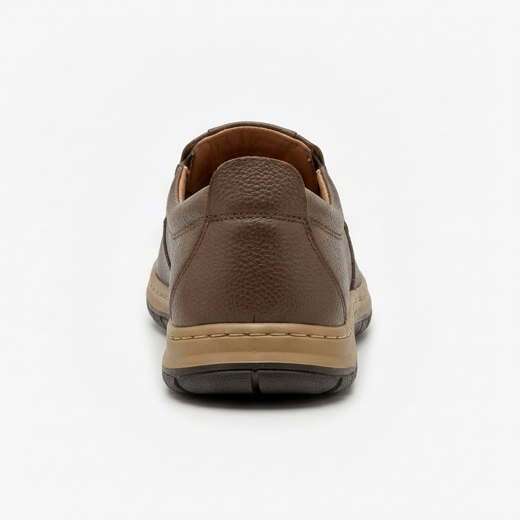 ECCO Men's Genuine Leather Slip-On Comfort Loafers
