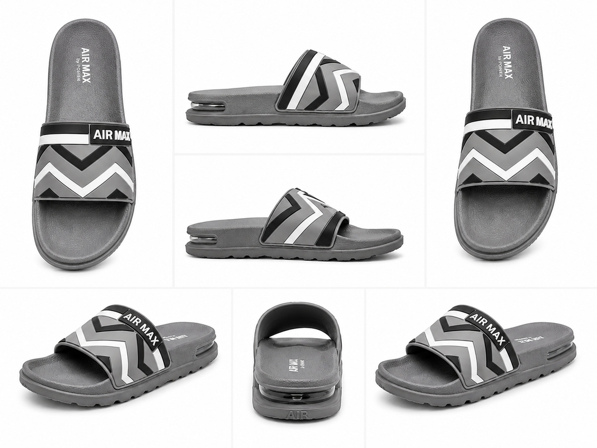 AirMax Men's Comfortable Casual Slippers | Soft & Lightweight Slides