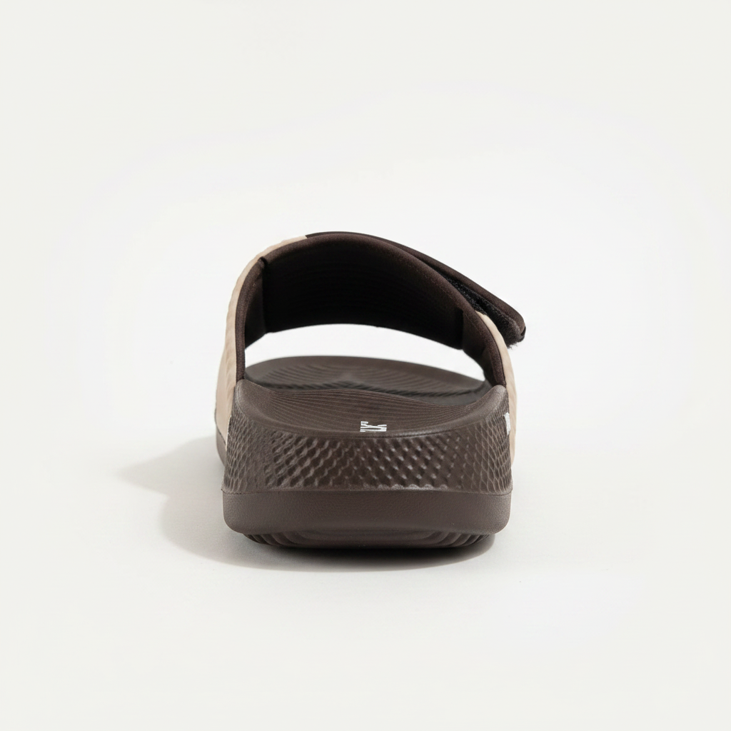 Deluxe Wave Slide Sandals - Dark Brown