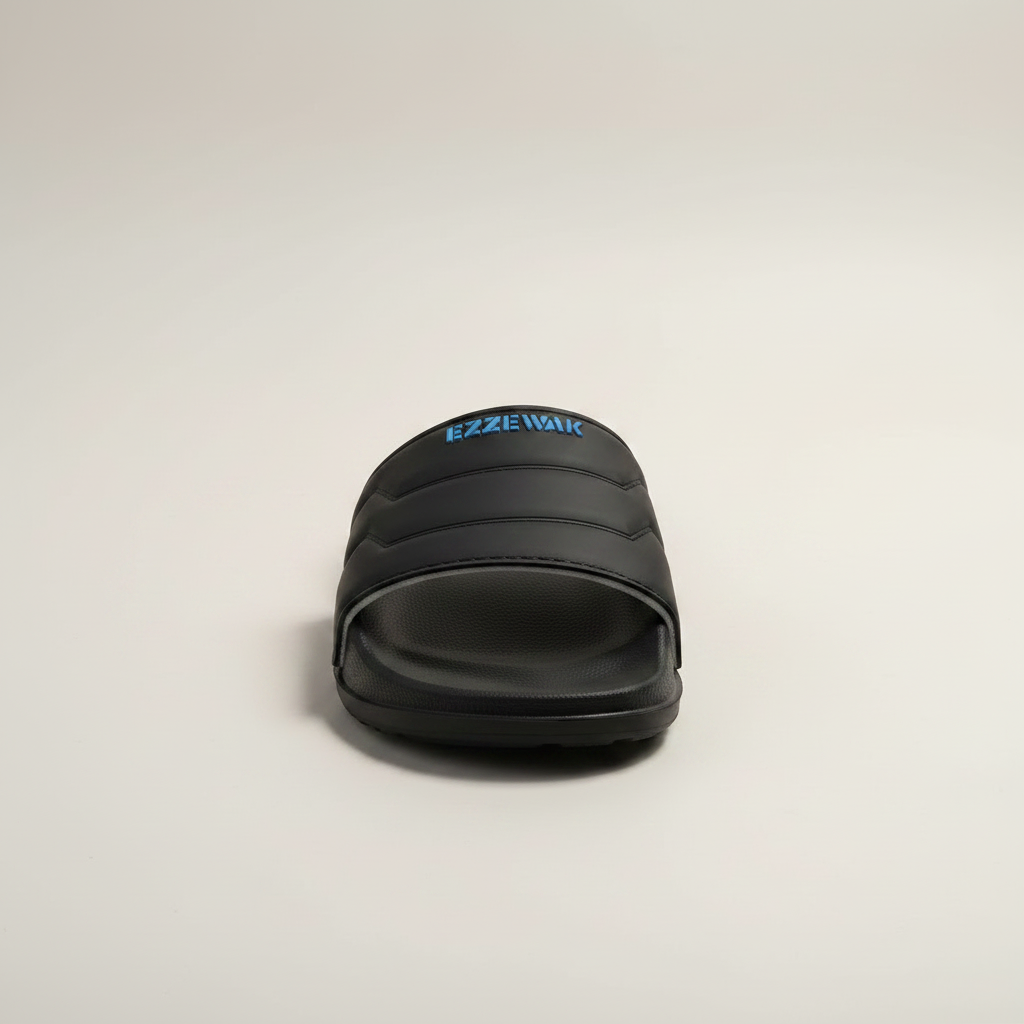 Ezzewak Black Slide Sandals