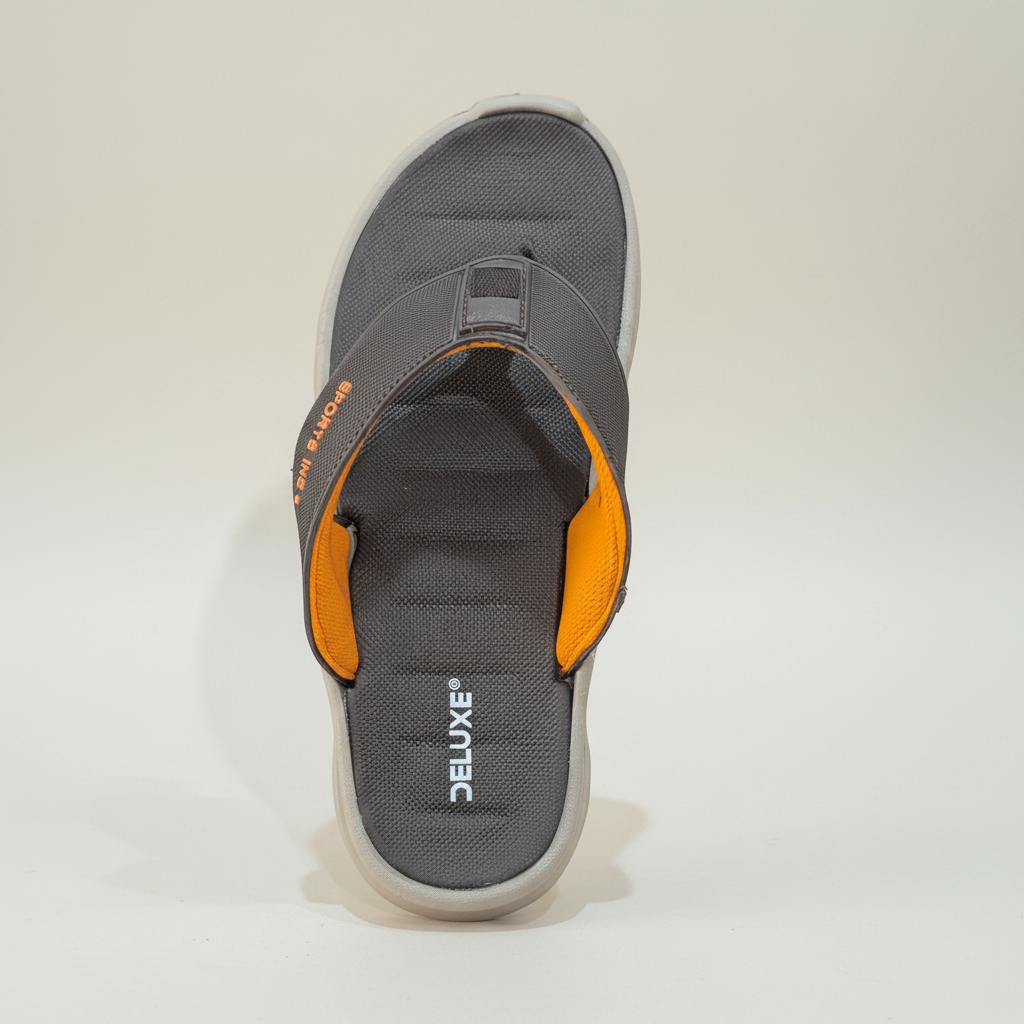 Deluxe Sports Inc. Flip Flops - Charcoal Grey